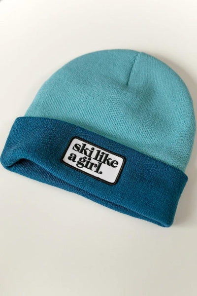 Ski Like A Girl Patch SLAG Beanie