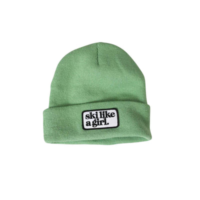 Ski Like A Girl Patch SLAG Beanie