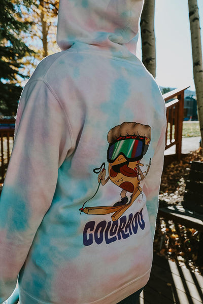 Pizza French Fry Colorado Hoodie by Mar Franzese