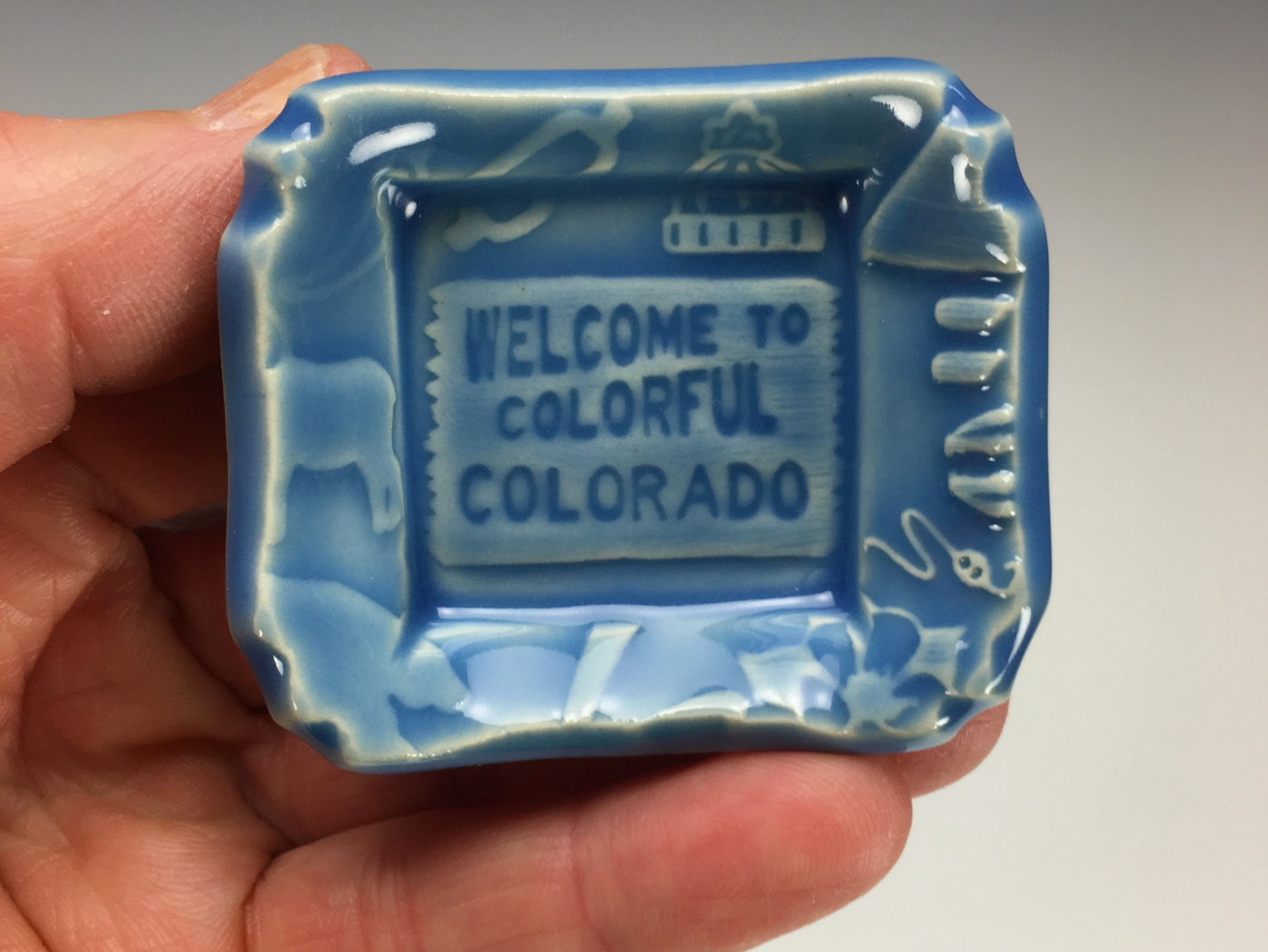 "Welcome To Colorful Colorado" Little Dishes