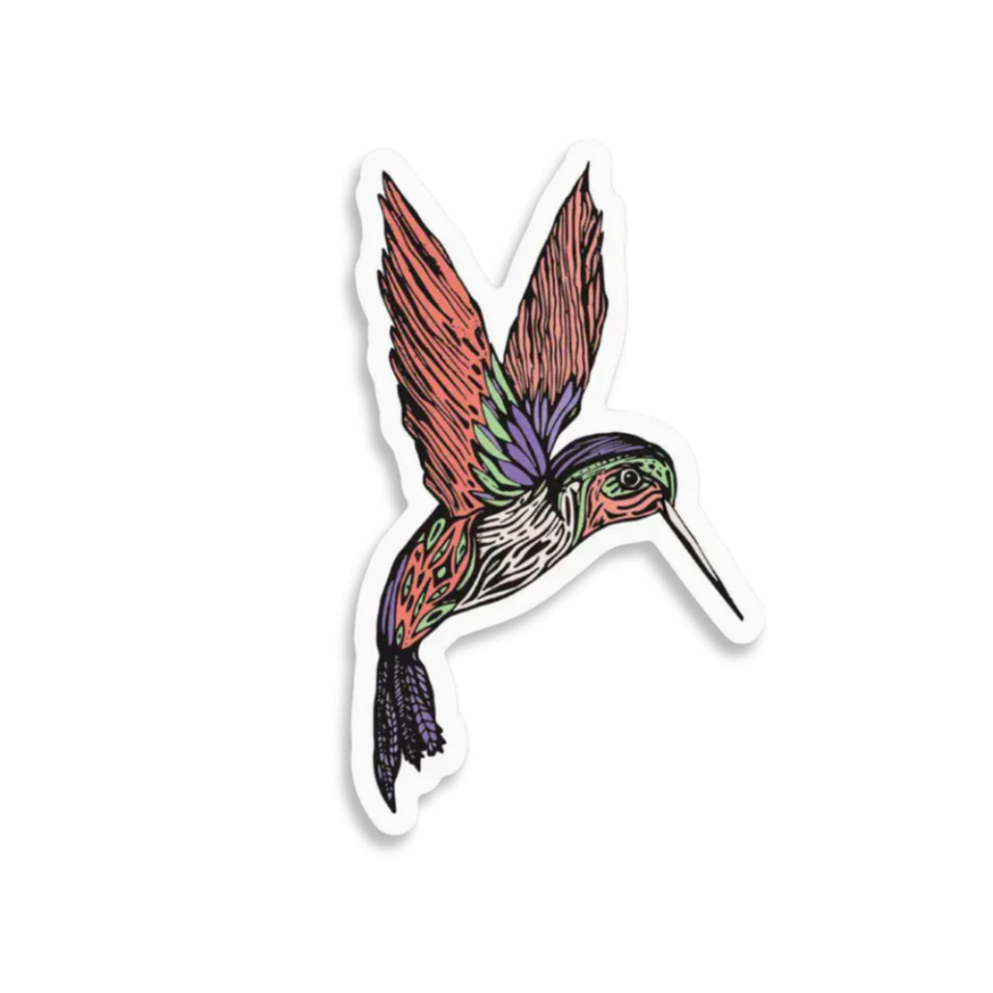Artisan Hummingbird Sticker – Everything Colorado