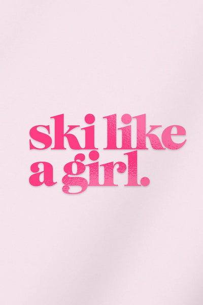 Ski Like A Girl Transfer SLAG Stickers