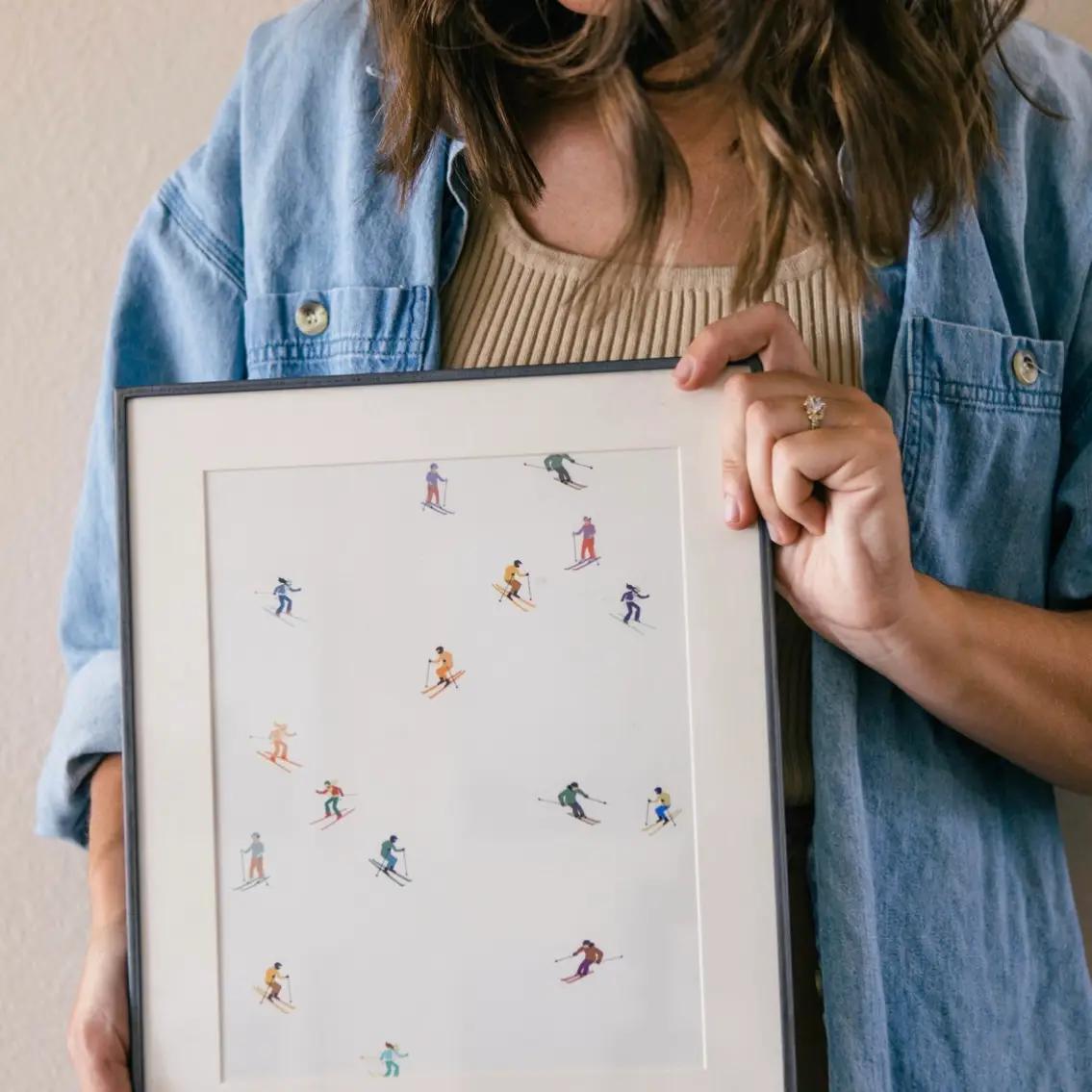 Skier Print