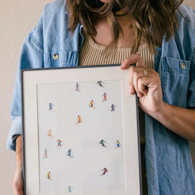 Skier Print