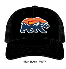 Sunset Range Bear Youth Hat 112