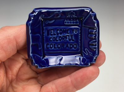 "Welcome To Colorful Colorado" Little Dishes