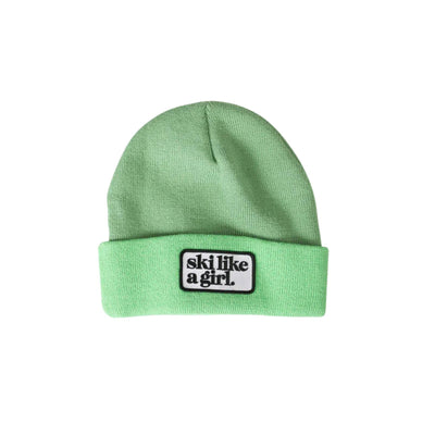 Ski Like A Girl Patch SLAG Beanie