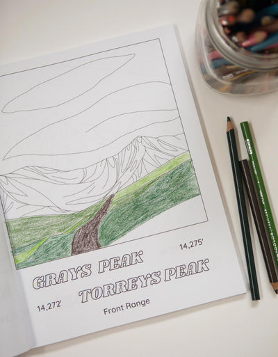 Colorado 14ers Coloring Book