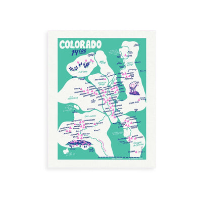 Colorado 14ers Map 2.0