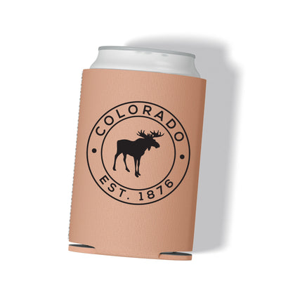 Circle Moose Colorado Can Cooler