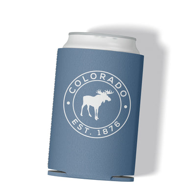 Circle Moose Colorado Can Cooler