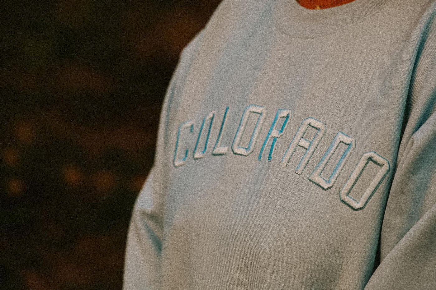 Proweave Colorado Puff Embroidery Crewneck