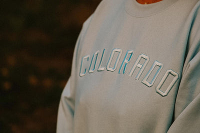 Proweave Colorado Puff Embroidery Crewneck