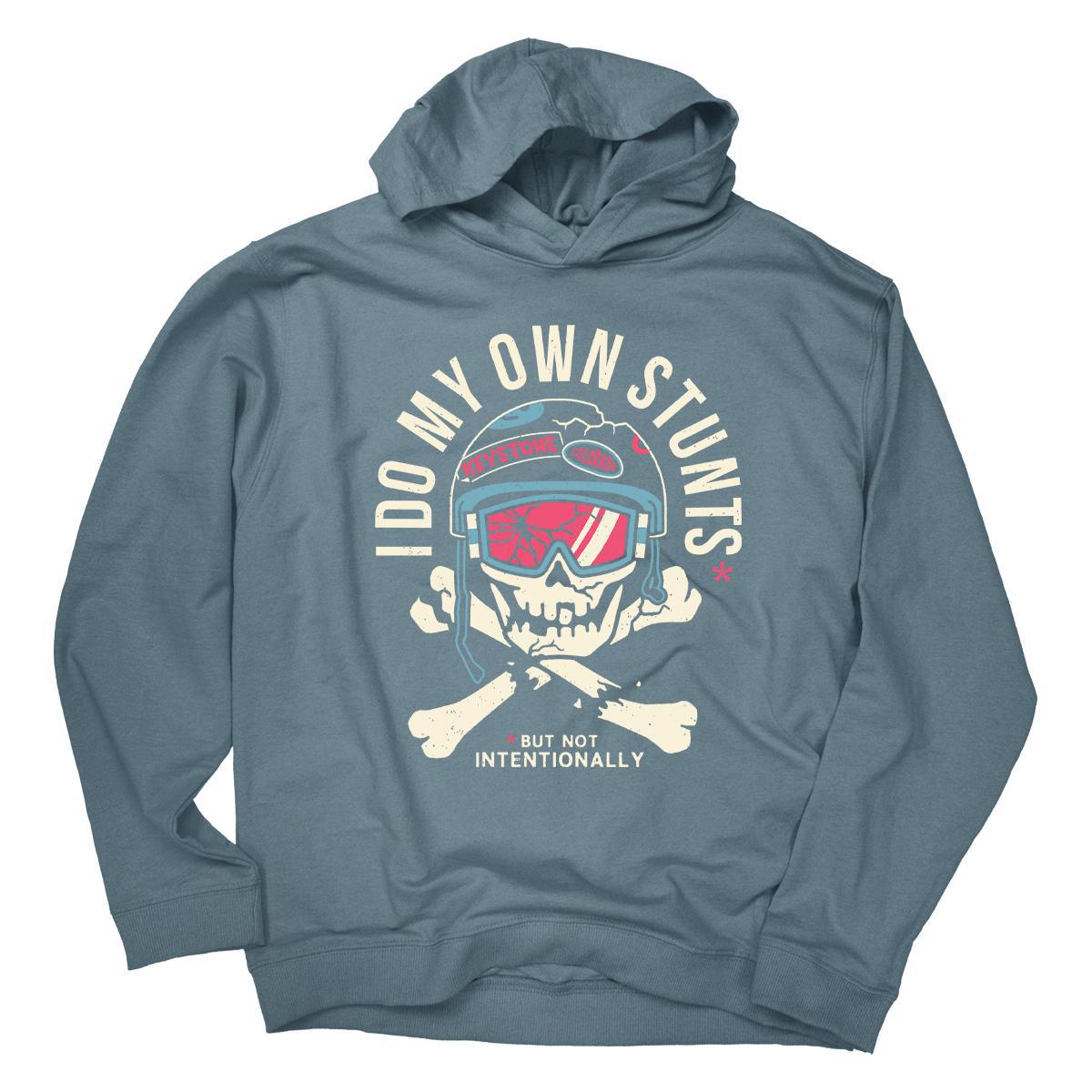 I Do My Own Stunts Copper Mountain Youth Hoodie