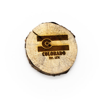 Colorado Beetle Kill Wood Coaster