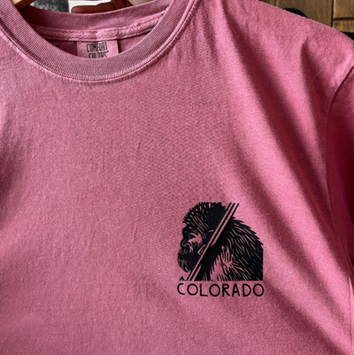 Andrew Dengate Ski Yeti Copper Mountain Short Sleeve Shirt