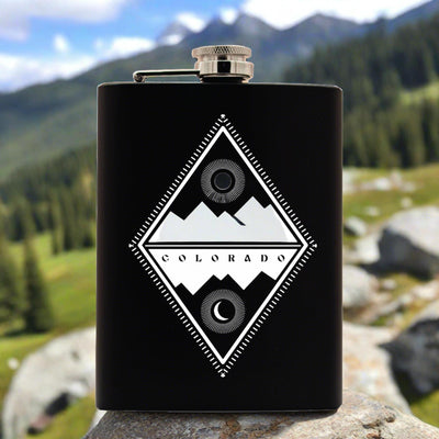 Mountain Vibes Hip Flask