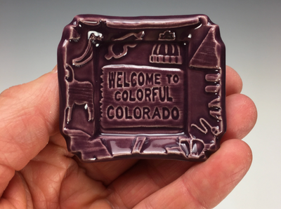 "Welcome To Colorful Colorado" Little Dishes