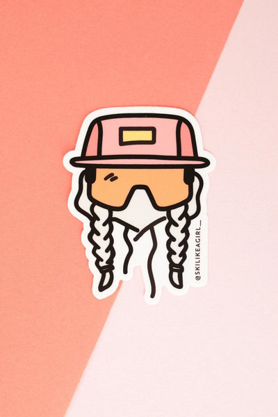 Bike Like a Girl Sticker