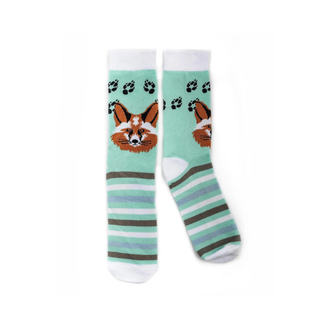 Fox Paws Novelty Socks