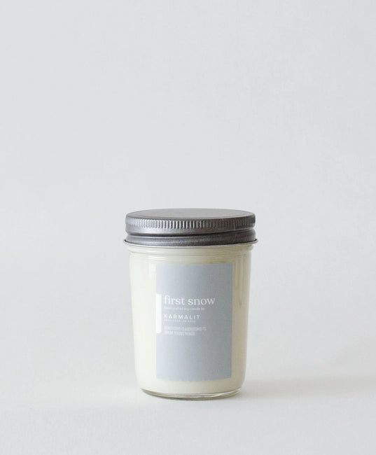 First Snow KarmaLit Candles - Handmade in Denver, CO
