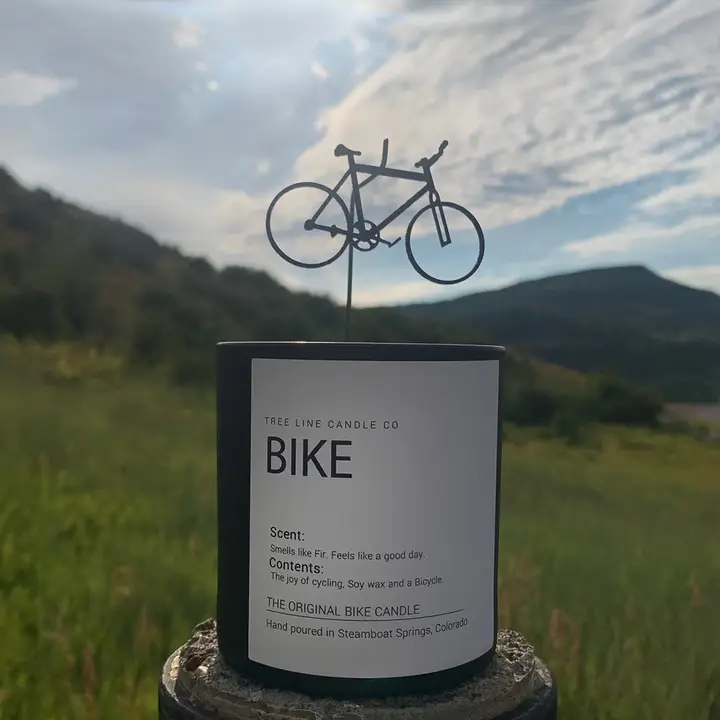The Original Bike Peak Candle