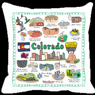 CO Wanderer Pillow & Pillow Case