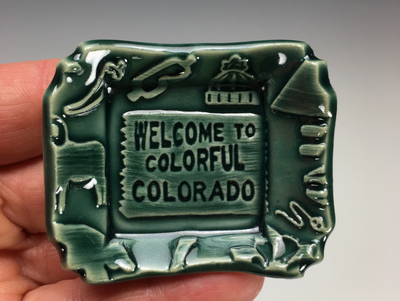 "Welcome To Colorful Colorado" Little Dishes
