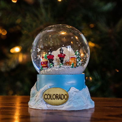 Old Victorian Colorado Town Large Snow Globe