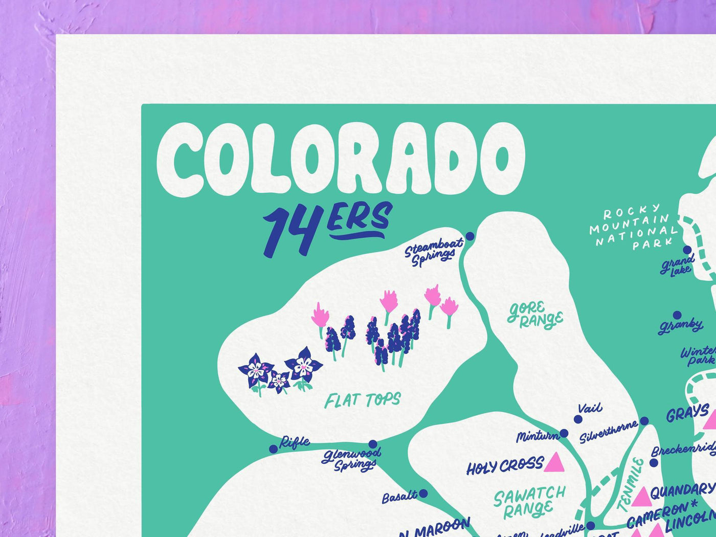 Colorado 14ers Map 2.0
