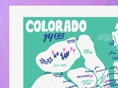 Colorado 14ers Map 2.0