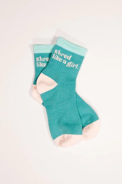 Shred Like a Girl Socks