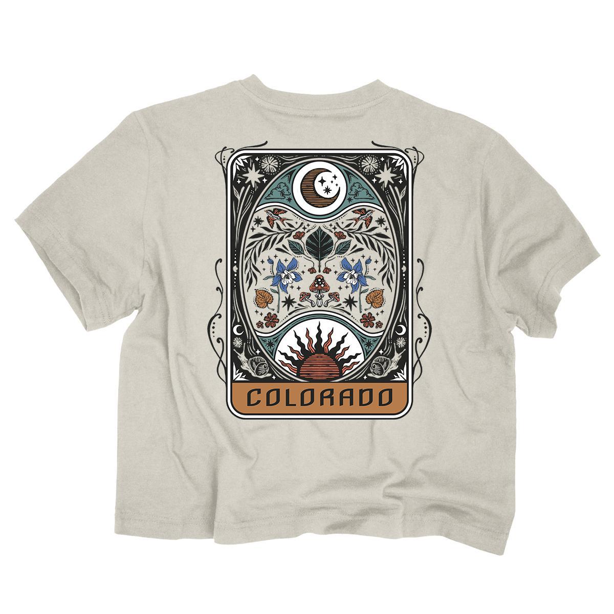 Nature Tarot Colorado Crop Short Sleeve Shirt