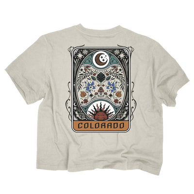 Nature Tarot Colorado Crop Short Sleeve Shirt