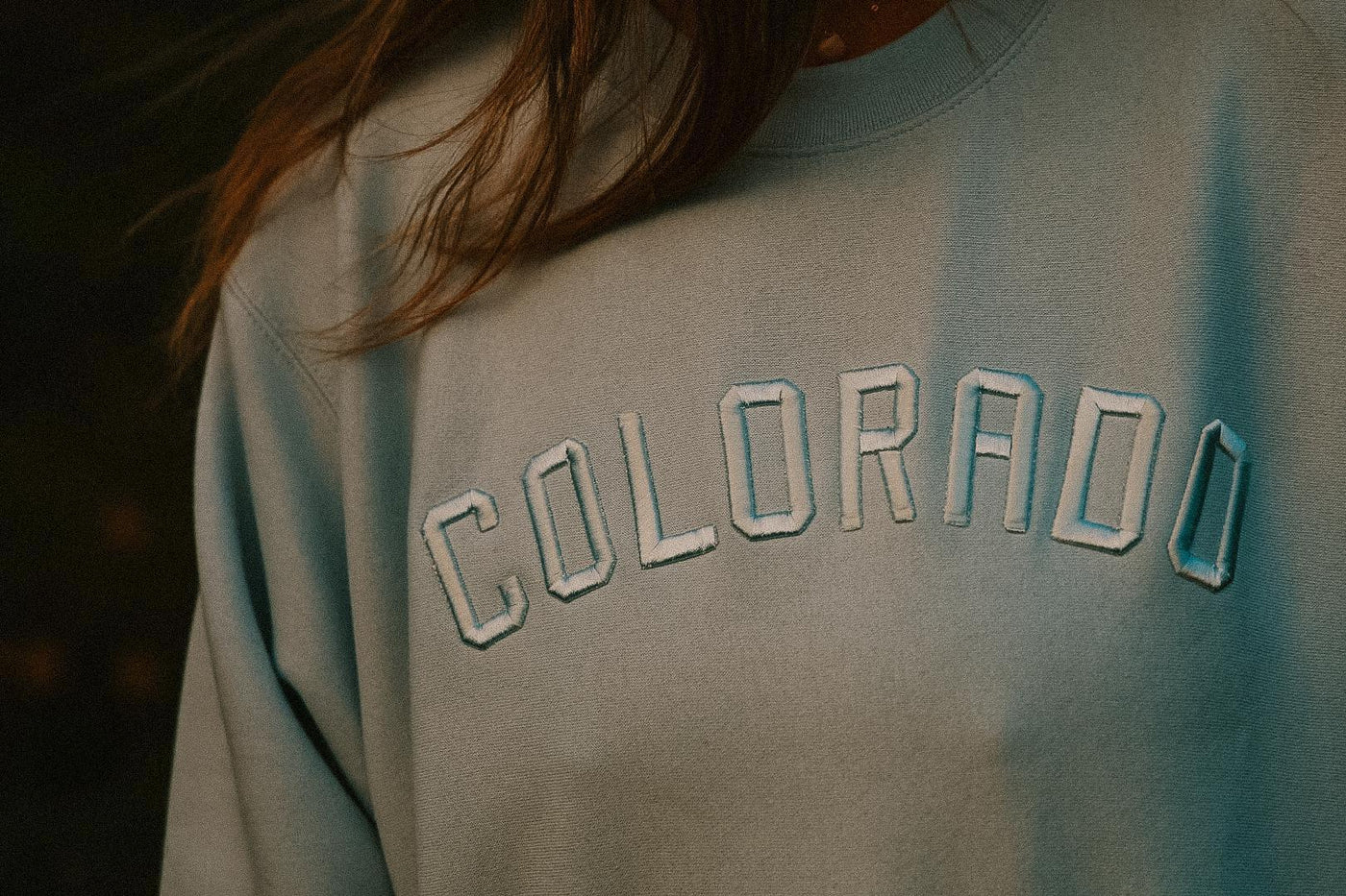 Proweave Colorado Puff Embroidery Crewneck