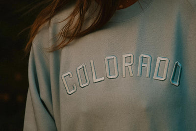 Proweave Colorado Puff Embroidery Crewneck