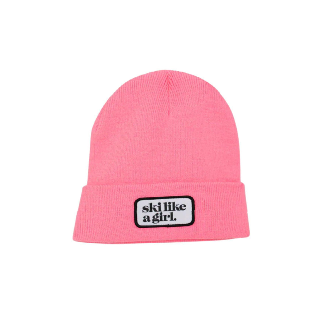 Ski Like A Girl Patch SLAG Beanie