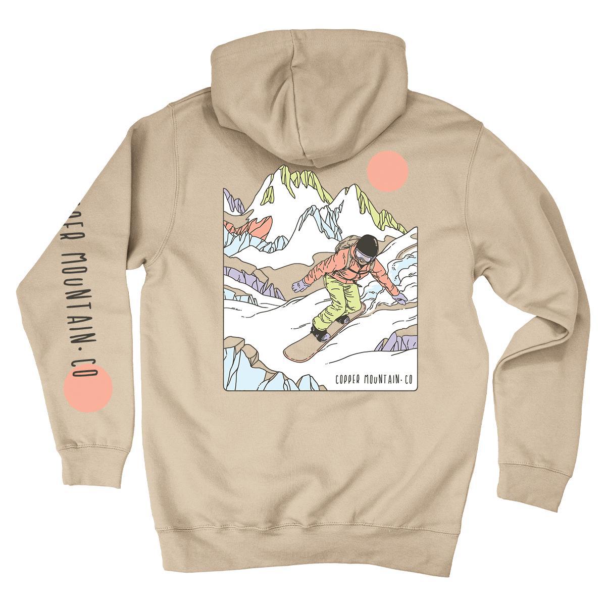 Pastel Dream Snowboard Copper Mountain Hoodie