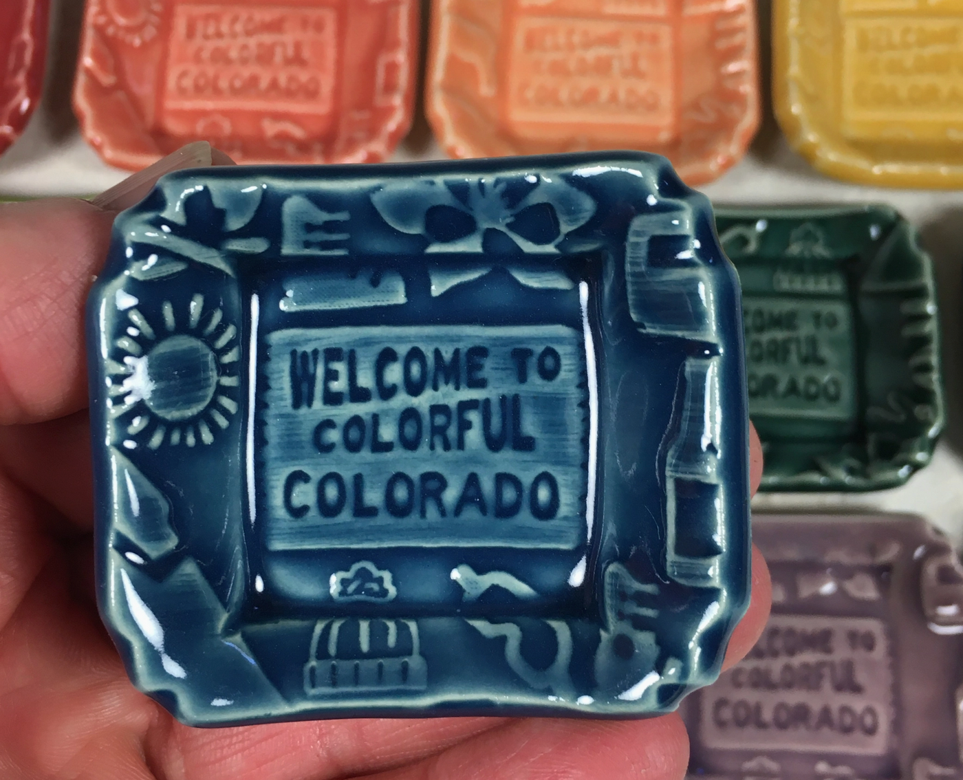 "Welcome To Colorful Colorado" Little Dishes
