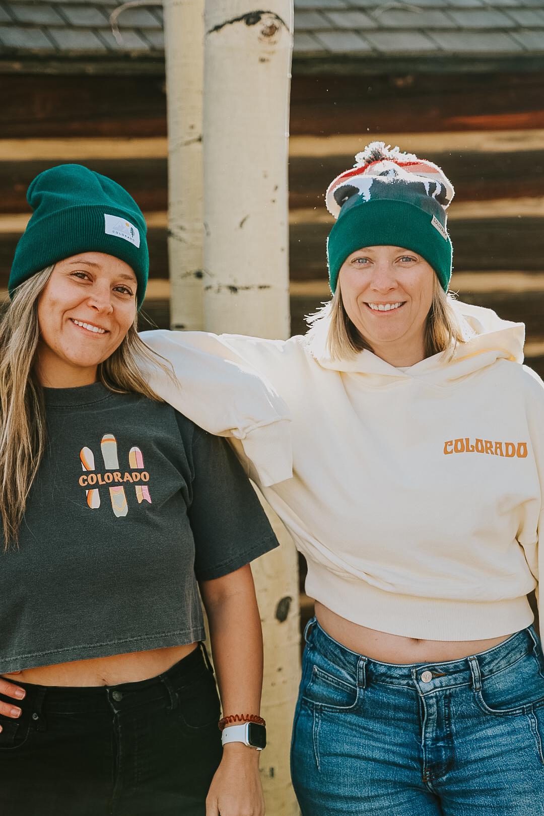 Snowboard Quiver 1 Colorado Crop Short Sleeve Shirt by Mar Franzese