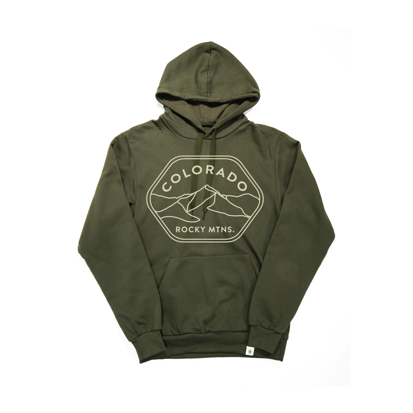 Front Range Army Green Classic Hoodie