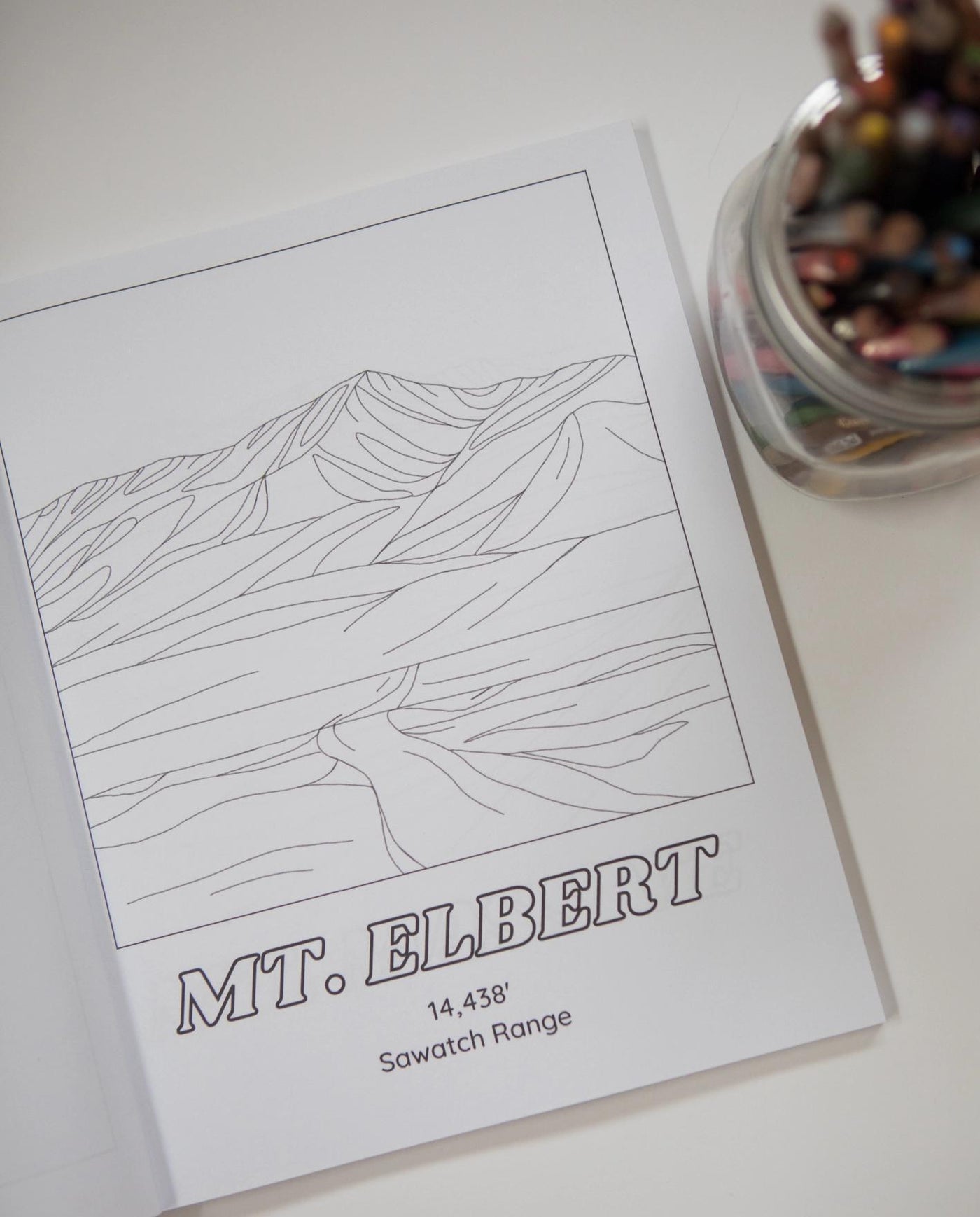 Colorado 14ers Coloring Book