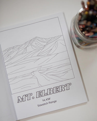 Colorado 14ers Coloring Book