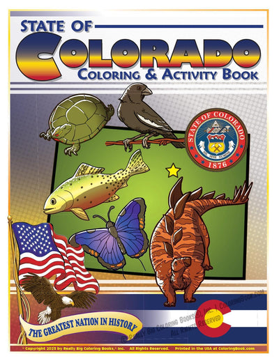 Colorado State Coloring and Activity Book