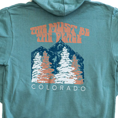 This Must Be The Place Teal Hoodie