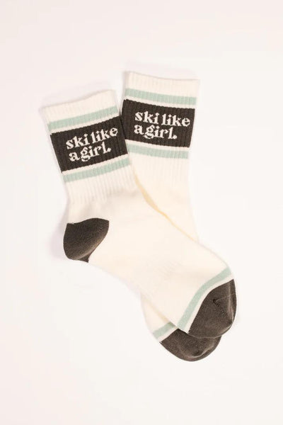Ski Like a Girl Socks