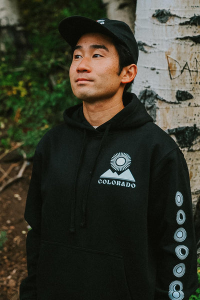 Mountain and Moon Colorado Hoodie