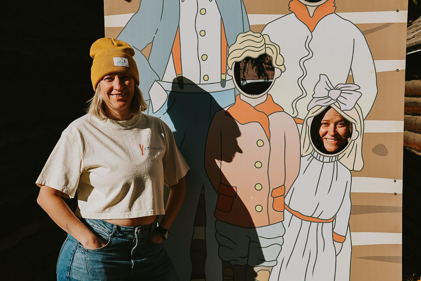 Ski Rack Colorado Crop Short Sleeve Shirt by Mar Franzese