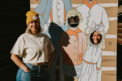 Ski Rack Colorado Crop Short Sleeve Shirt by Mar Franzese