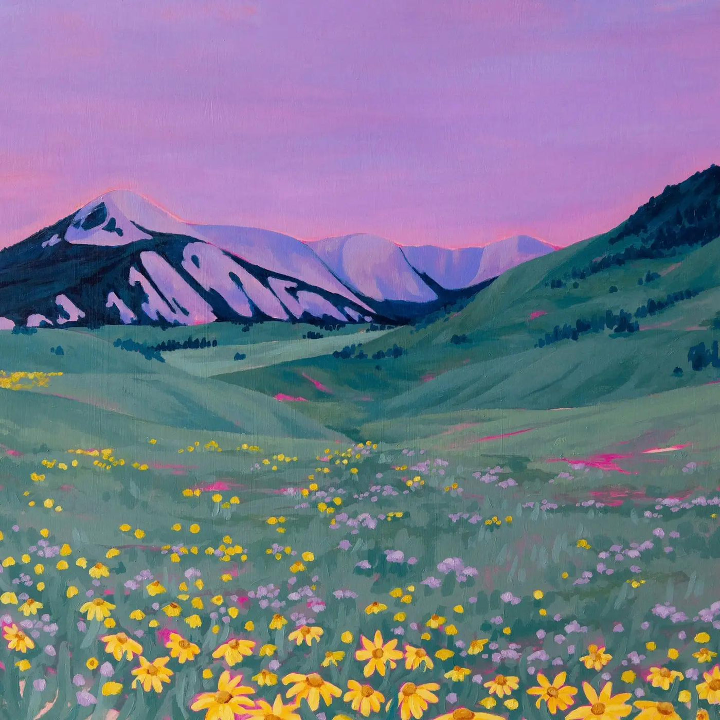 Lavender Haze (Crested Butte) Print
